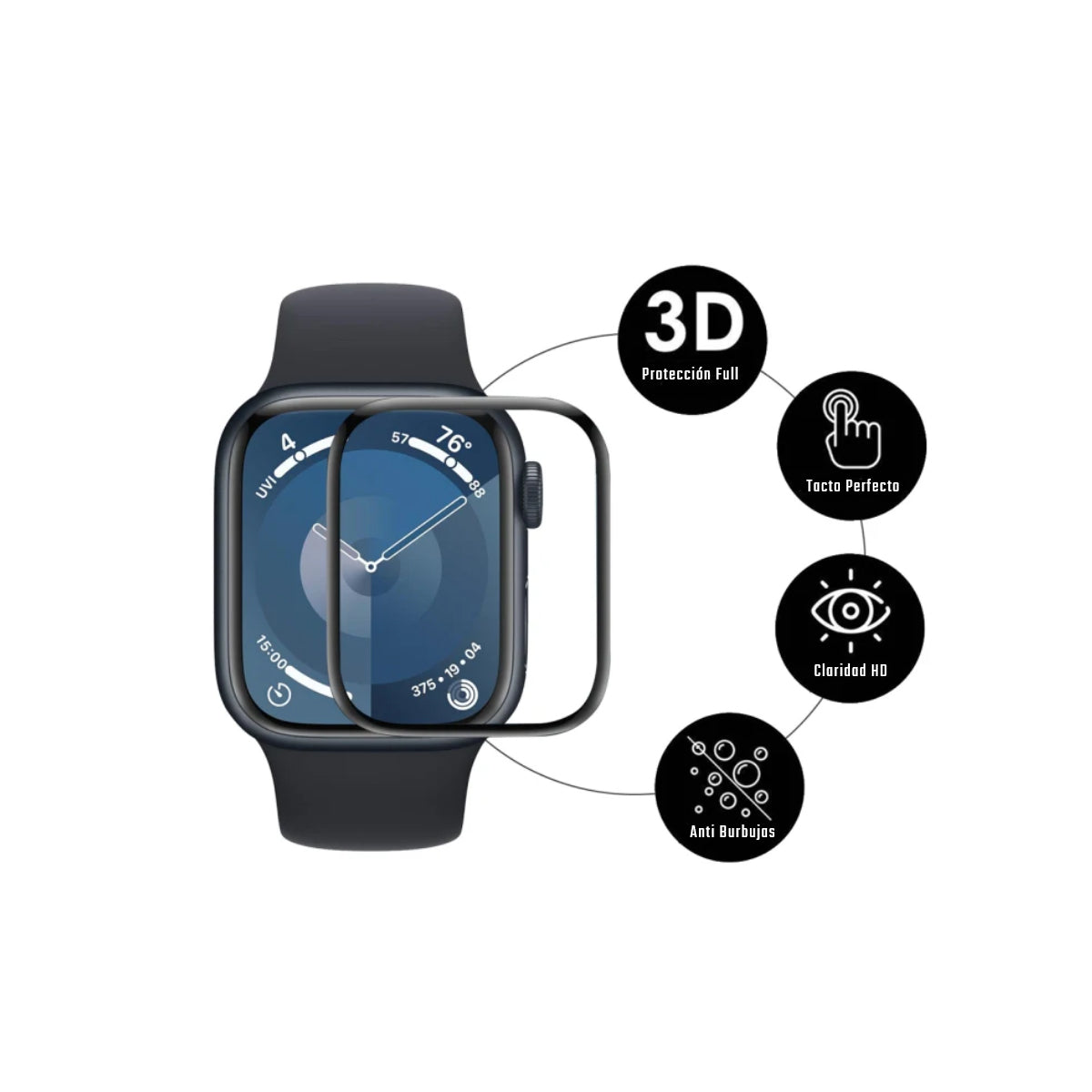 Protector Pantalla Lámina de Polímero para Apple Watch Series 10 / 11