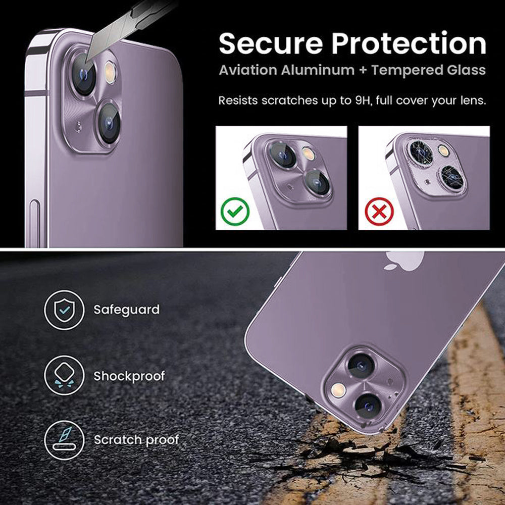 Protector De Aluminio Cámara iPhone 15 / 15 Plus