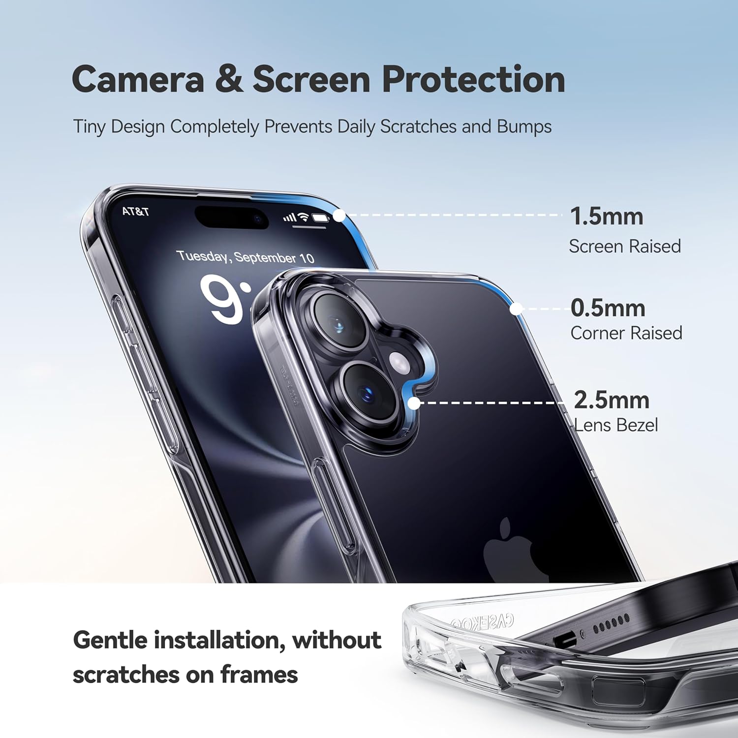Carcasa Delgada Antigolpe – Protección Premium iPhone 16