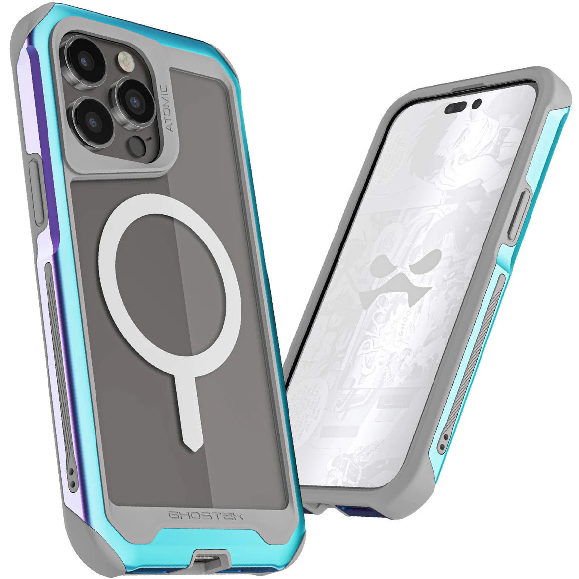 Carcasa Ghostek Atomic Slim MagSafe iPhone 15 Pro – Protección Militar de Aluminio Antigolpes