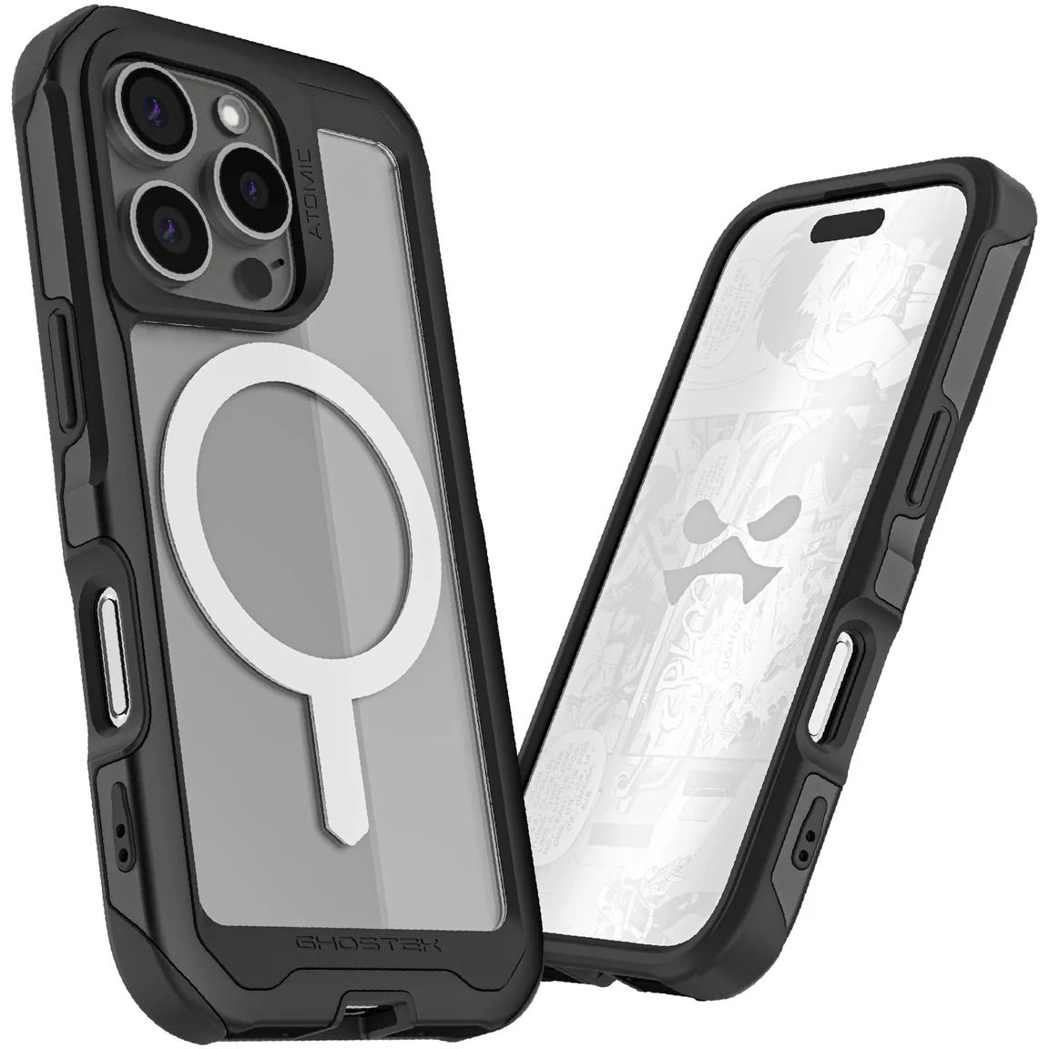 Carcasa Ghostek Atomic Slim MagSafe iPhone 16 Pro – Protección Militar de Aluminio Antigolpes