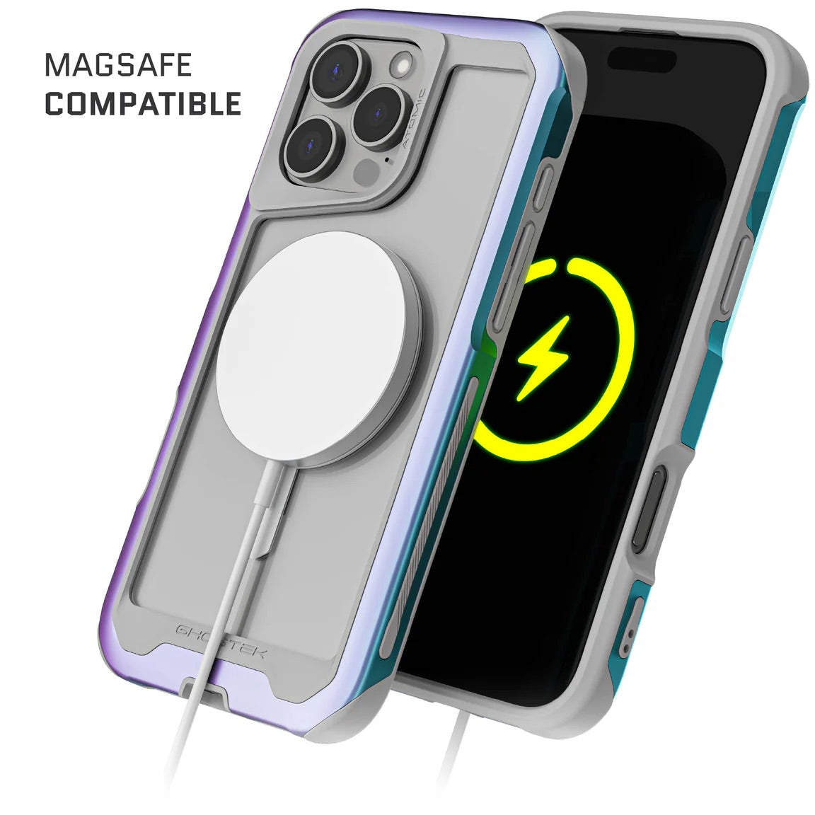 Carcasa Ghostek Atomic Slim MagSafe iPhone 16 Pro Max – Protección Militar de Aluminio Antigolpes
