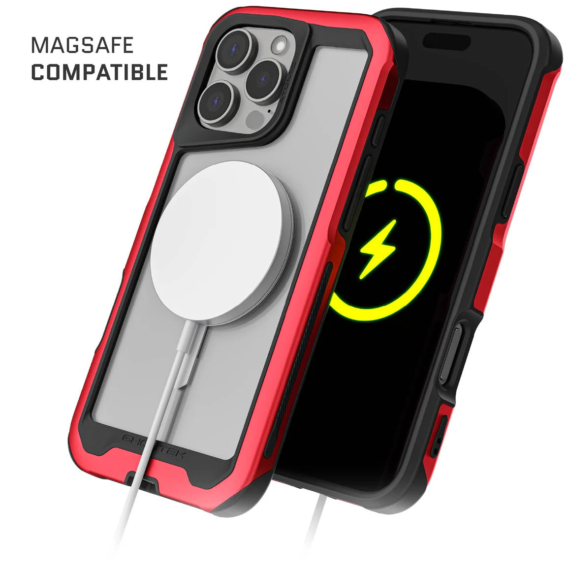 Carcasa Ghostek Atomic Slim MagSafe iPhone 16 Pro Max – Protección Militar de Aluminio Antigolpes