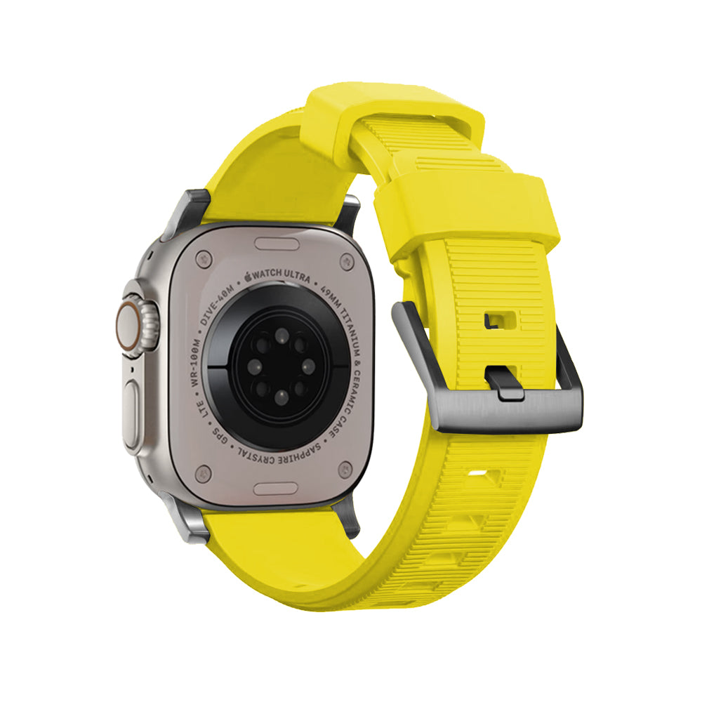 Correa de Silicona Texturizada Rugged para Apple Watch – Resistente y Texturizada (Deporte & Estilo)