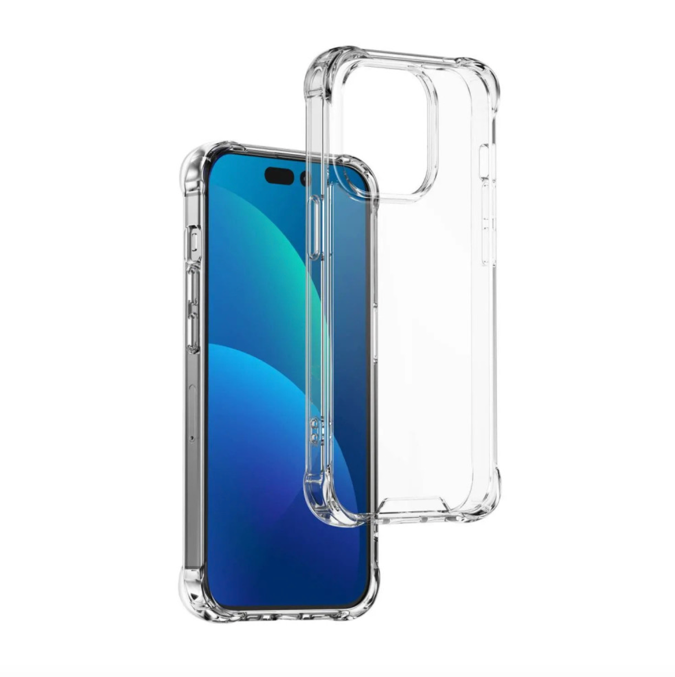 Carcasa Antigolpe iPhone 15 Transparente con Esquinas Reforzadas – Protección 360°