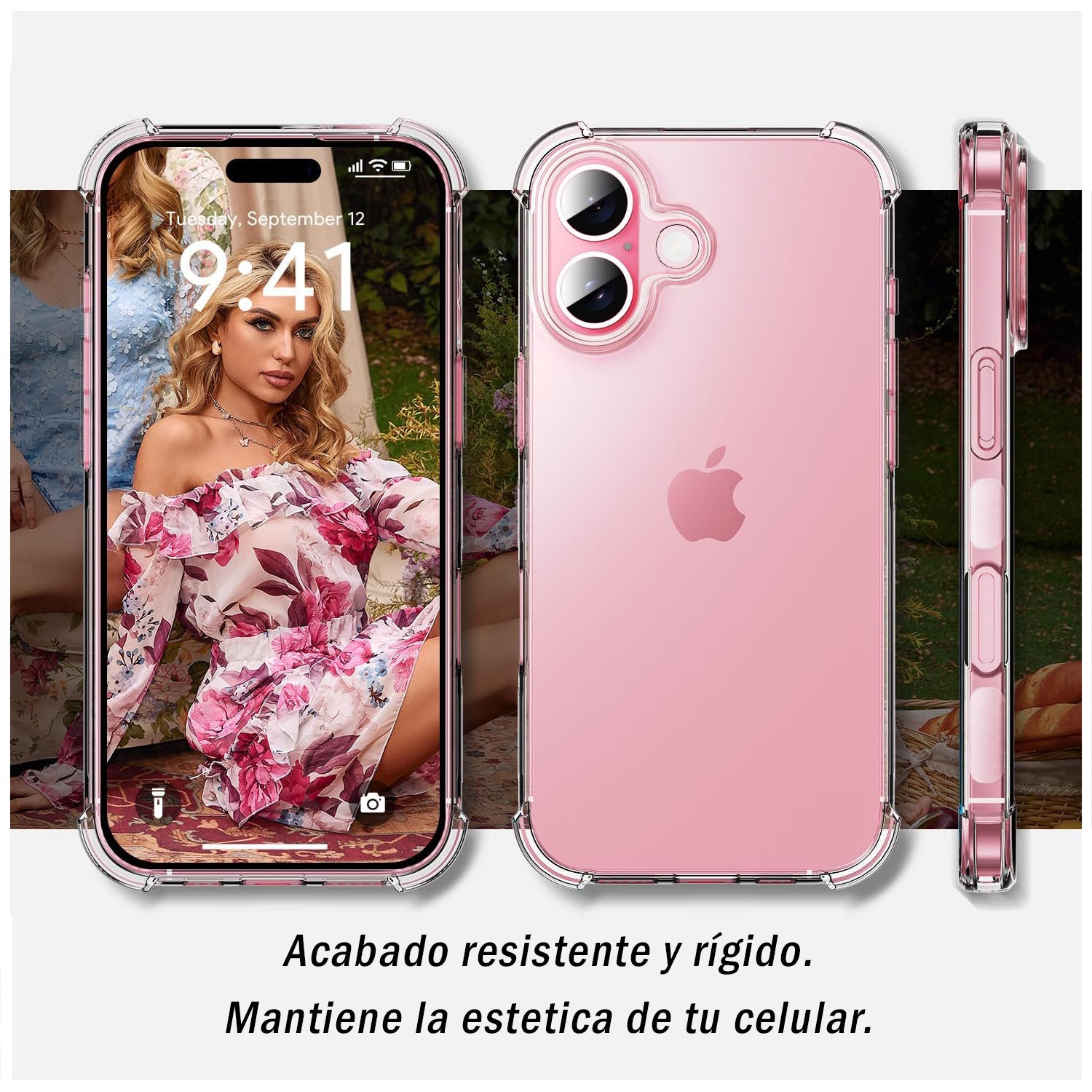 Carcasa Antigolpe Esquinas Reforzadas iPhone 16