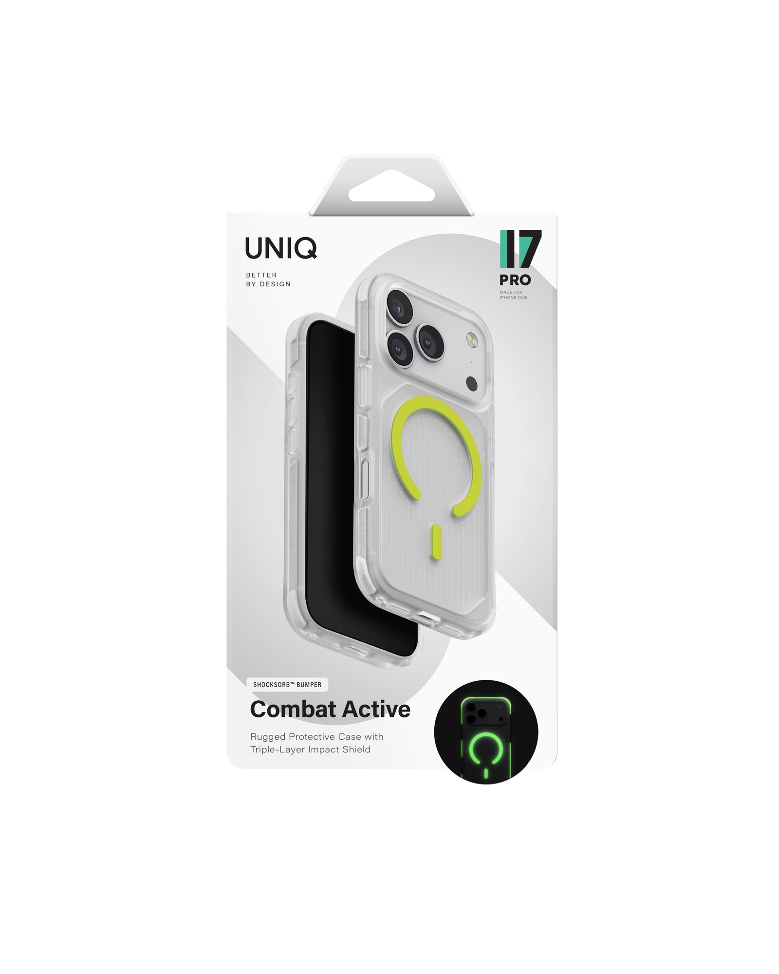 Carcasa Uniq Combat Active Luminous Magsafe iPhone 17 Pro