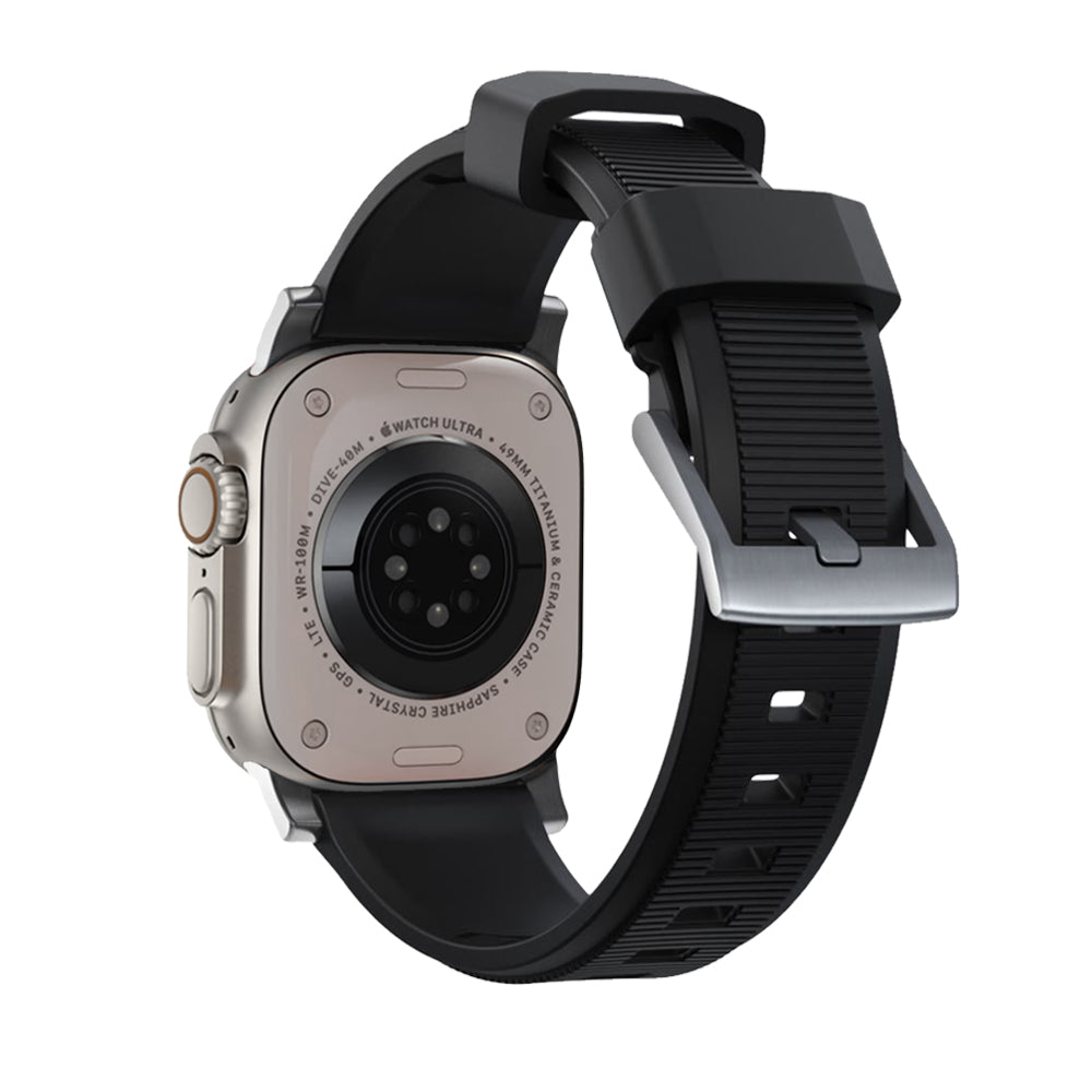 Correa de Silicona Texturizada Rugged para Apple Watch – Resistente y Texturizada (Deporte & Estilo)