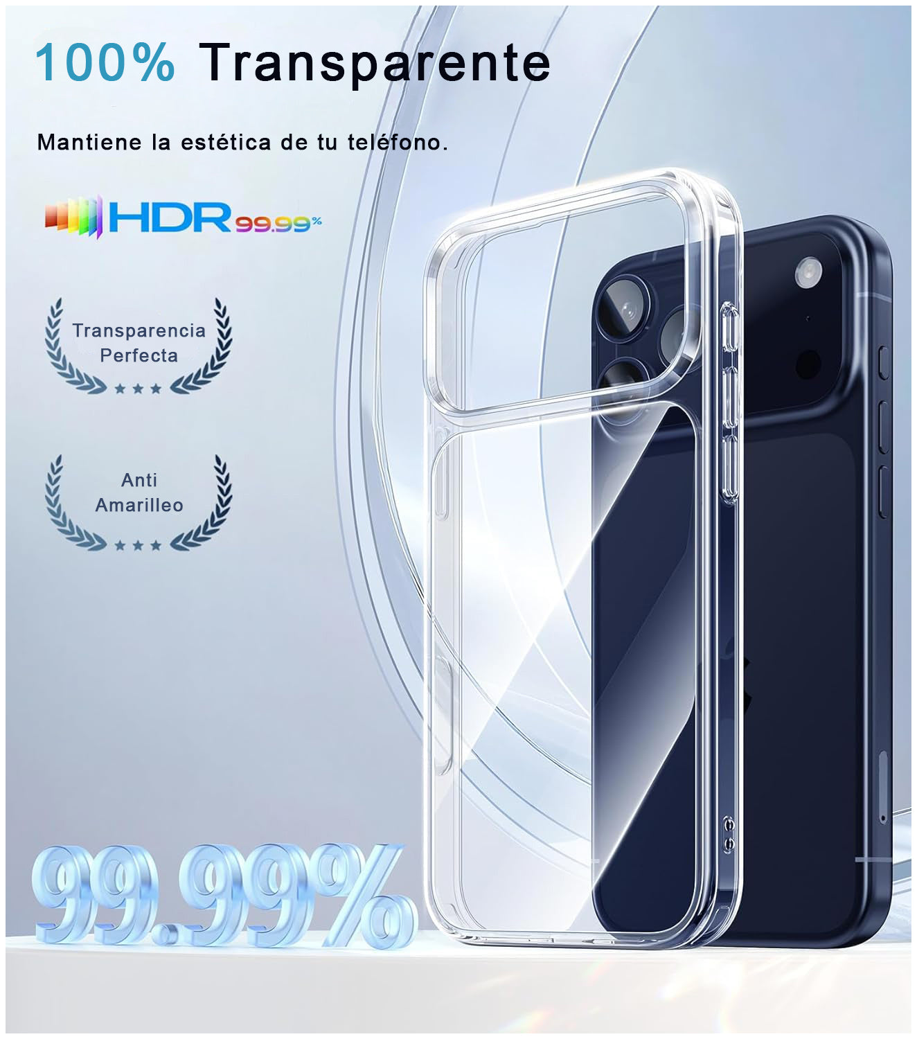 Carcasa Delgada Antigolpe – Protección Premium iPhone 17 Pro