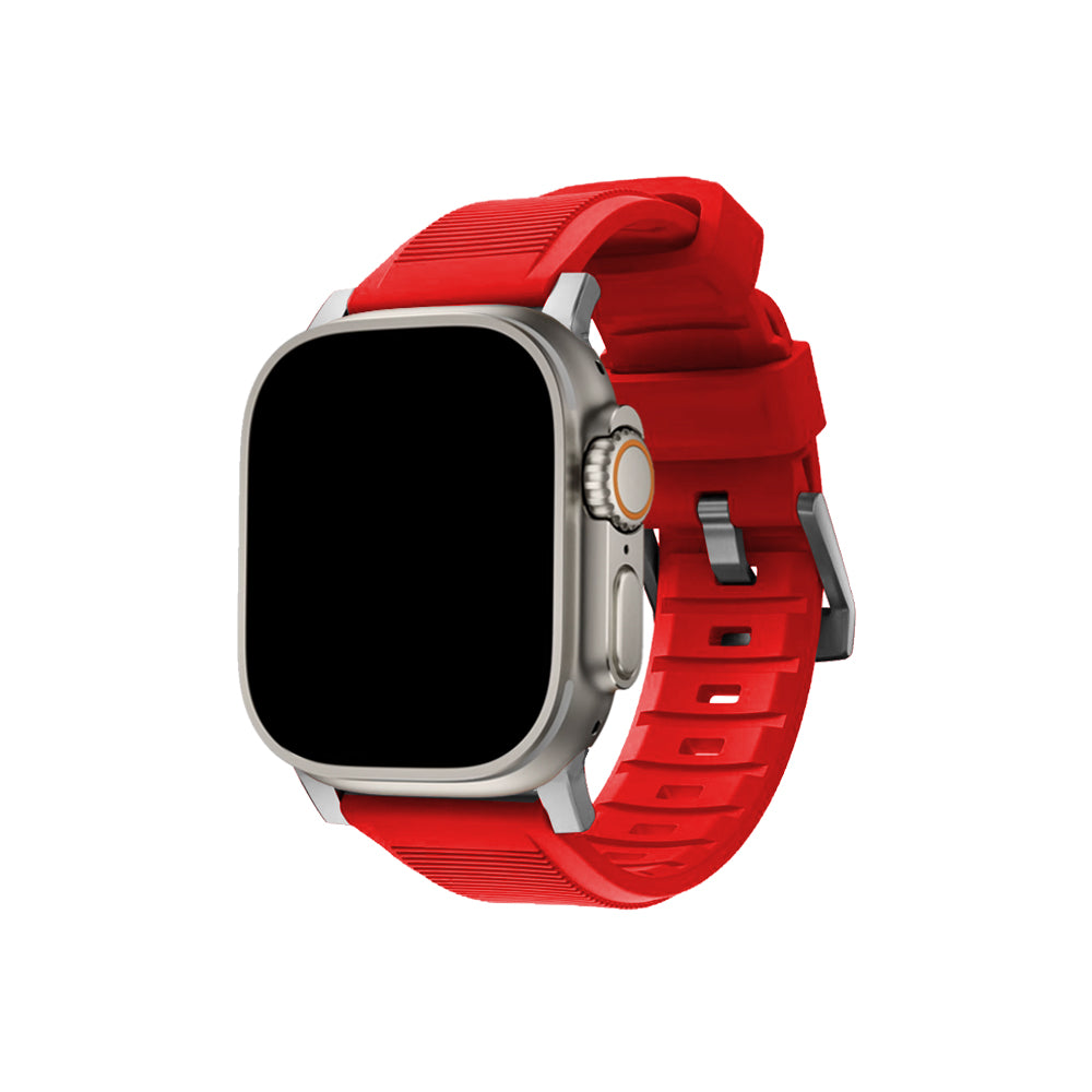 Correa de Silicona Texturizada Rugged para Apple Watch – Resistente y Texturizada (Deporte & Estilo)