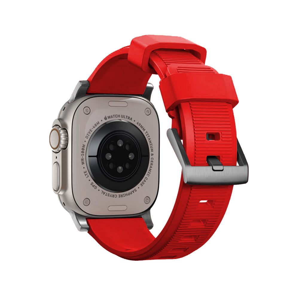 Correa de Silicona Texturizada Rugged para Apple Watch – Resistente y Texturizada (Deporte & Estilo)
