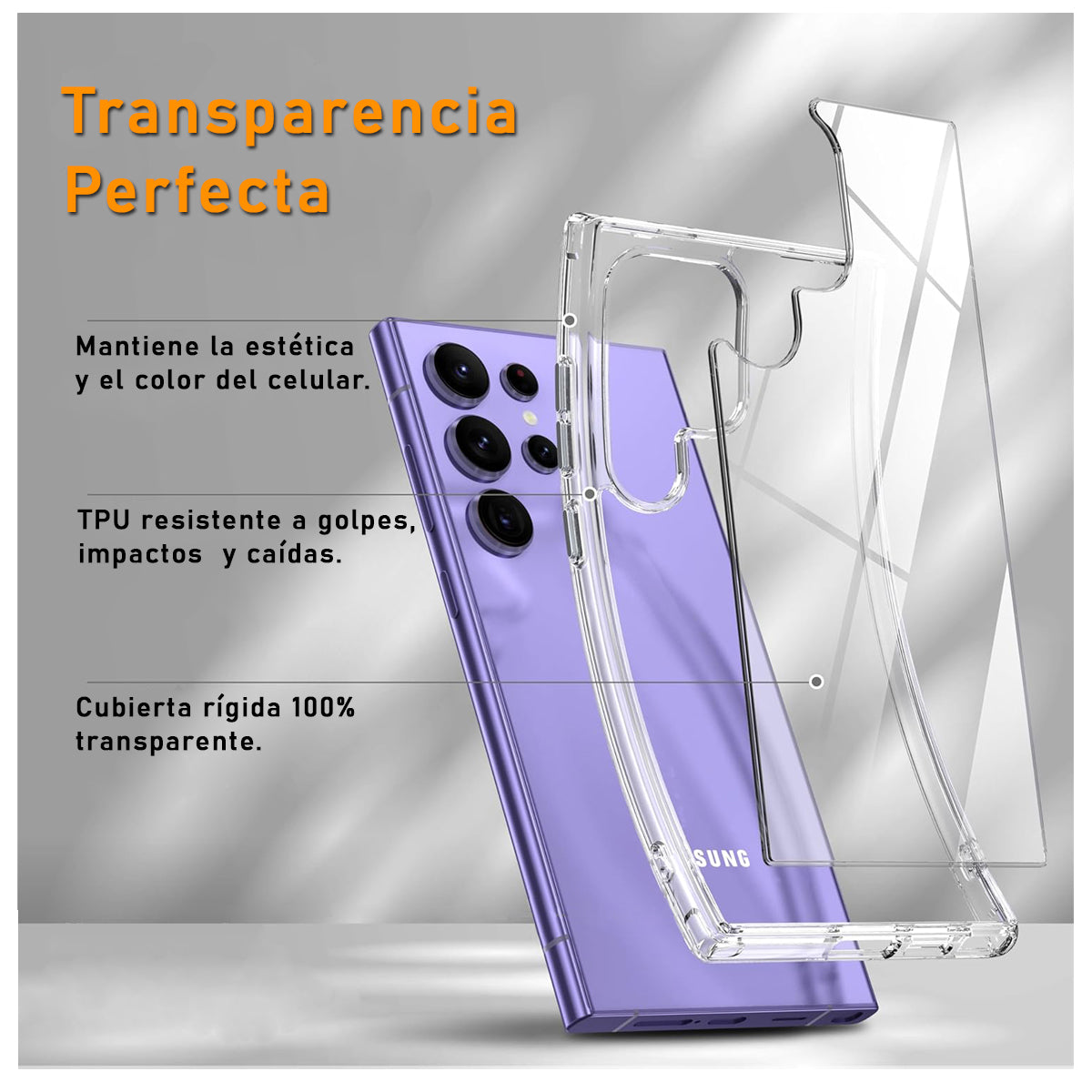 Carcasa Delgada Antigolpe – Protección Premium Samsung S25 Ultra