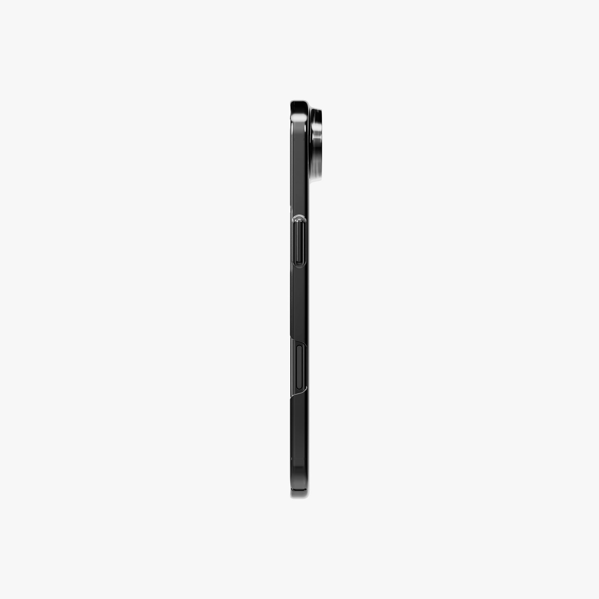 Carcasa Uniq Airsuit Ultradelgada 1.3 mm Magsafe iPhone Air - Negra Traslucida