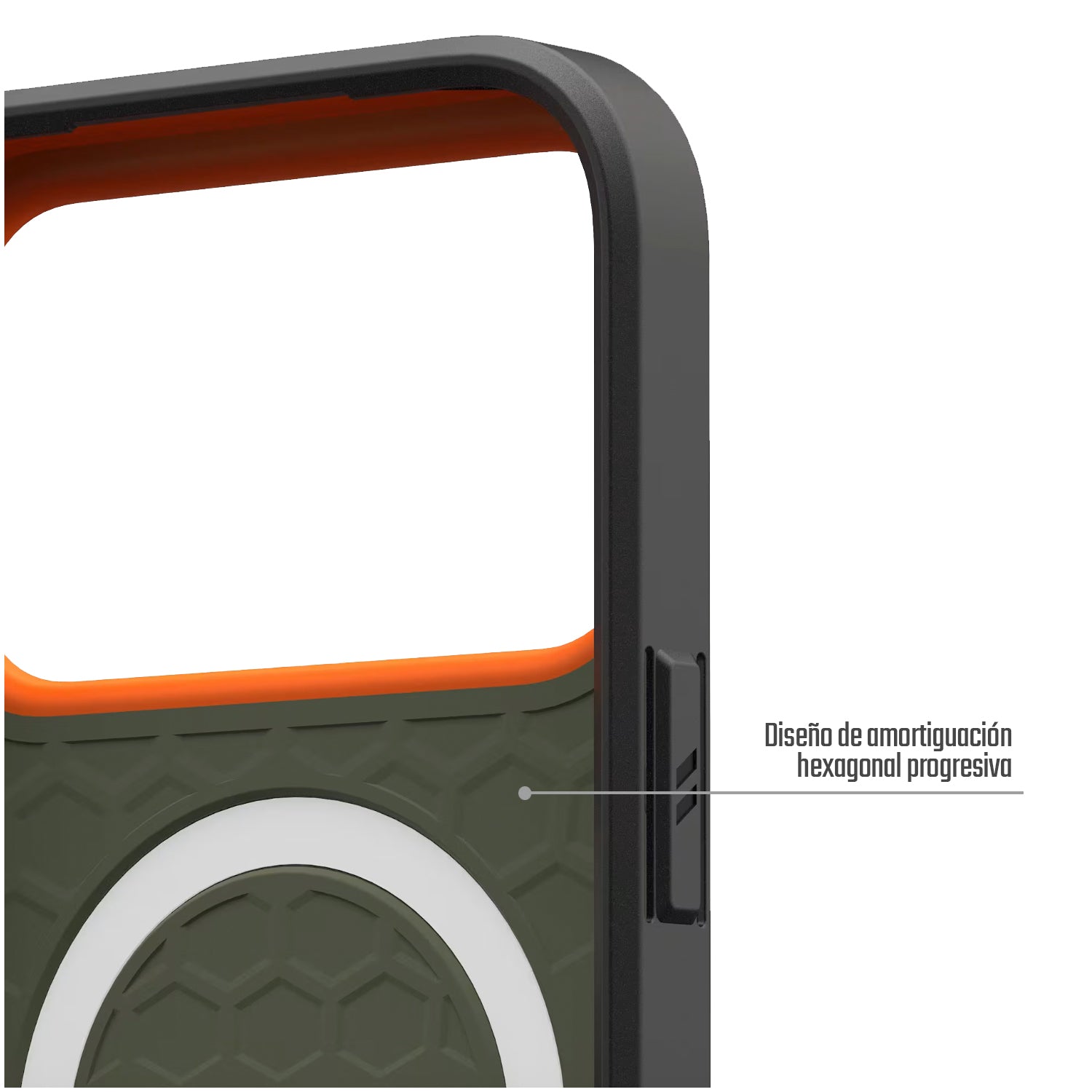 Carcasa / Funda Rugged Proteccion Profesional Para iPhone 17 Pro Max - Marca Uag Modelo Civilian Compatible Con Magsafe - Verde