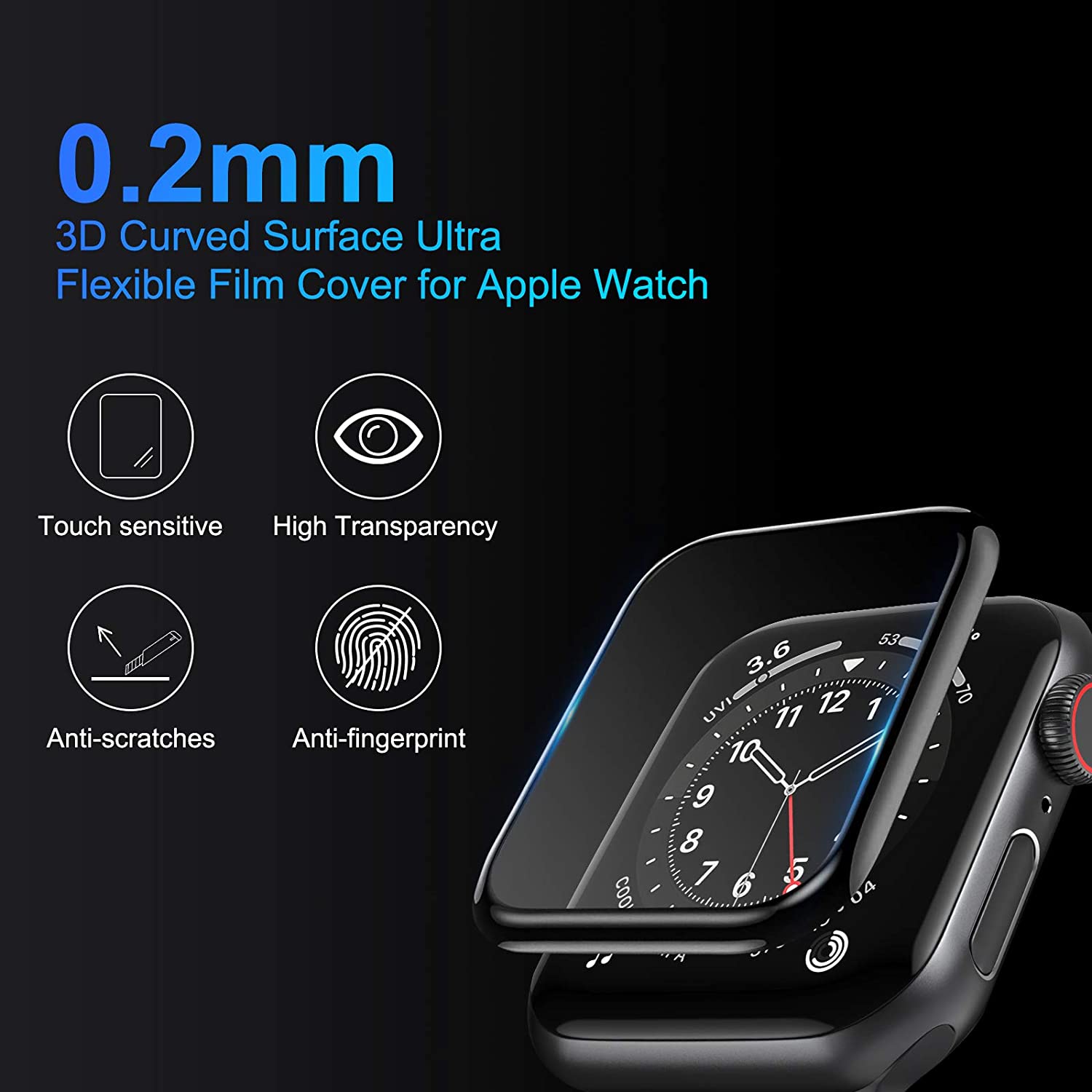 Lamina De Gel Flexible Apple Watch