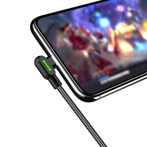 Cable USB a Tipo C Mcdodo 90° – Carga Rápida 3A y Transferencia de Datos | 1,2 y 1,8 Metros