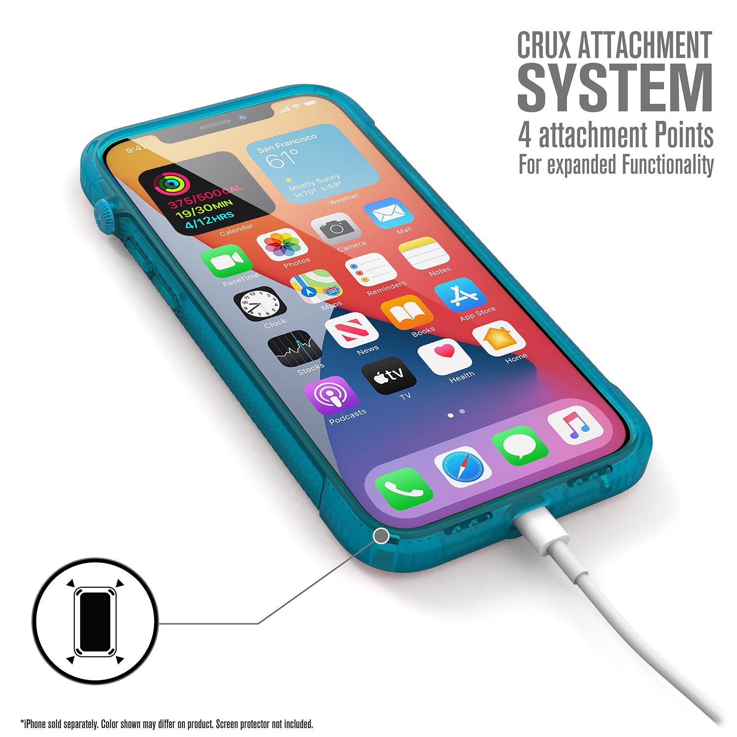 Carcasa Catalyst Vibe Series para iPhone 12 Pro Max - Azul