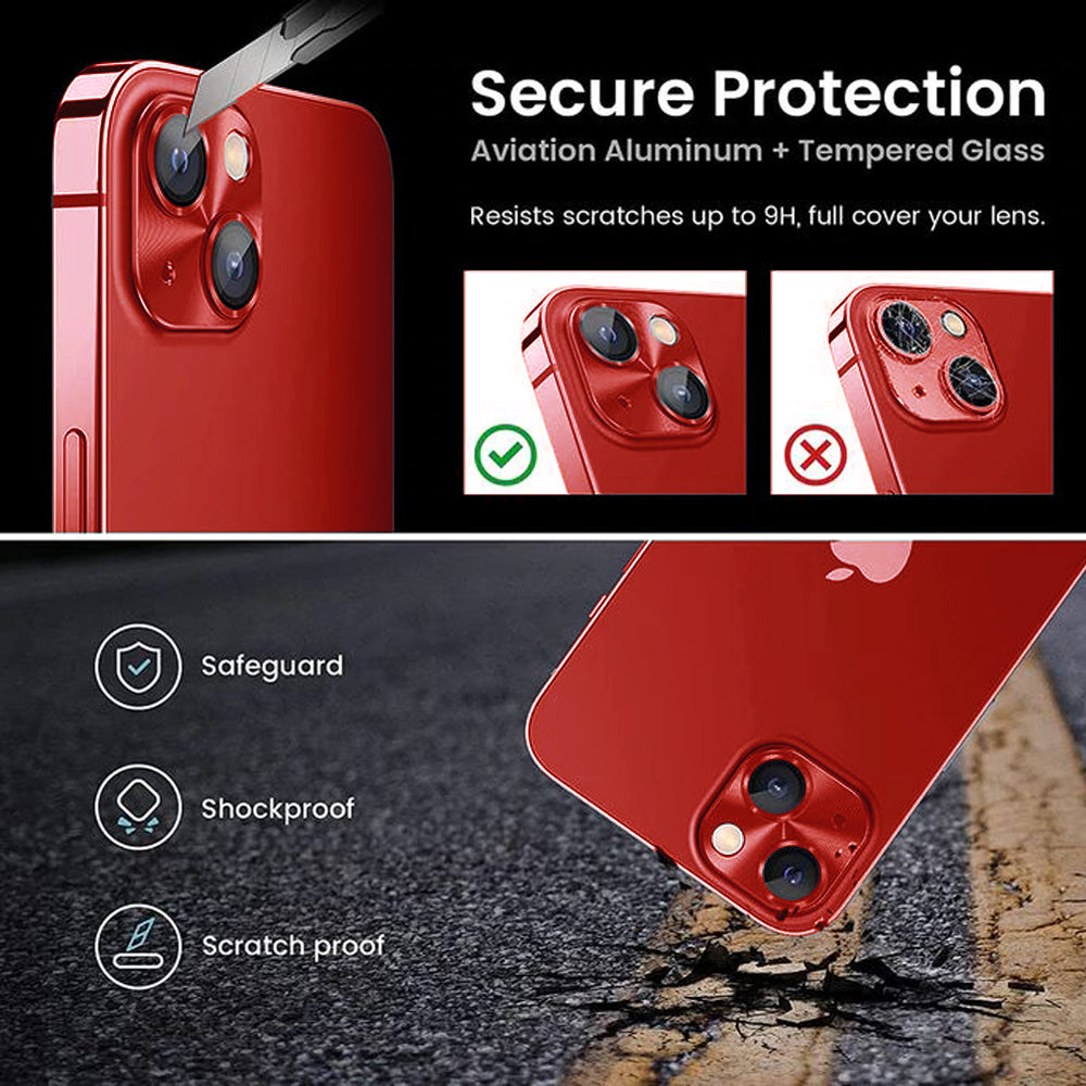 Protector De Aluminio Cámara iPhone 15 / 15 Plus