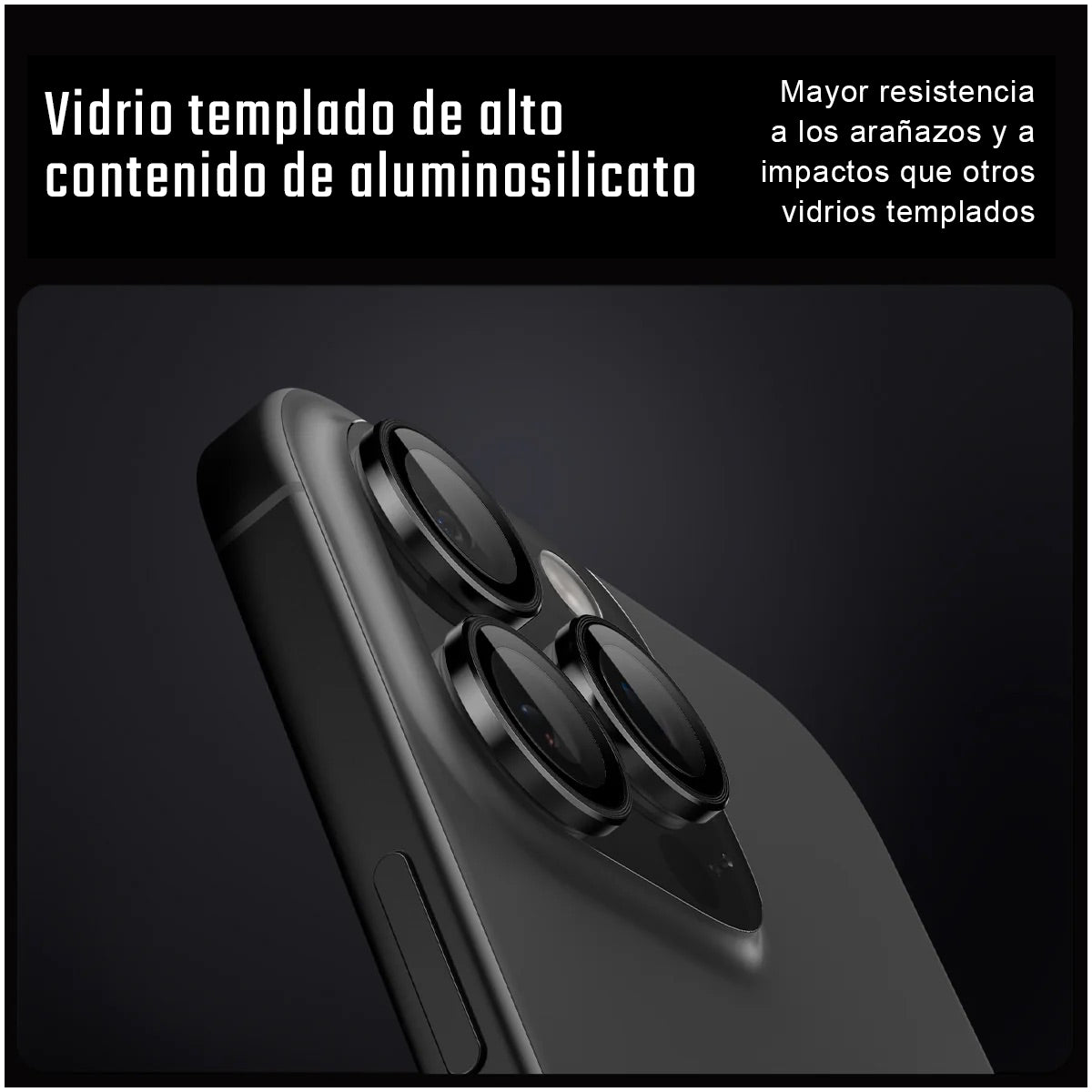Protector de Lente de Cámara Spigen Optik Pro EZ Fit Para iPhone 16 Pro Max / 16 Pro – Vidrio 9H