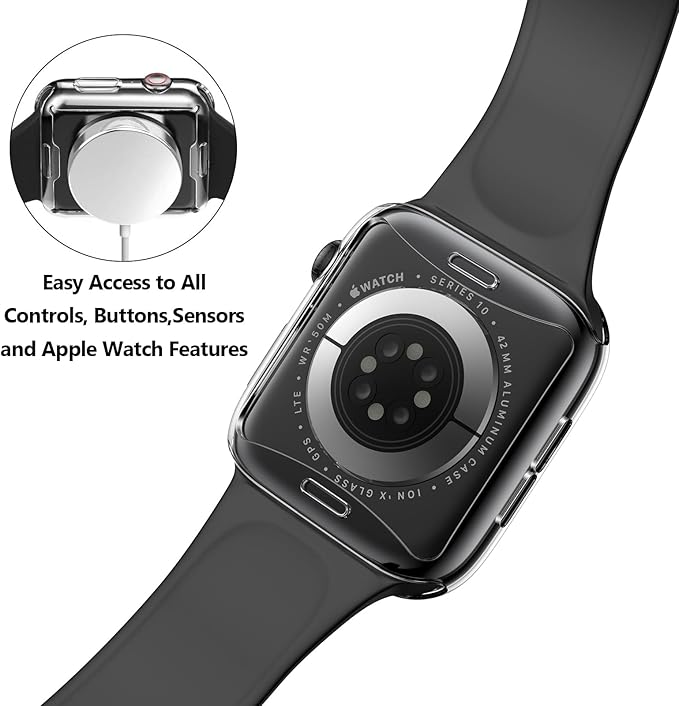 Carcasa Silicona Transparente Apple Watch Serie 10 / 11