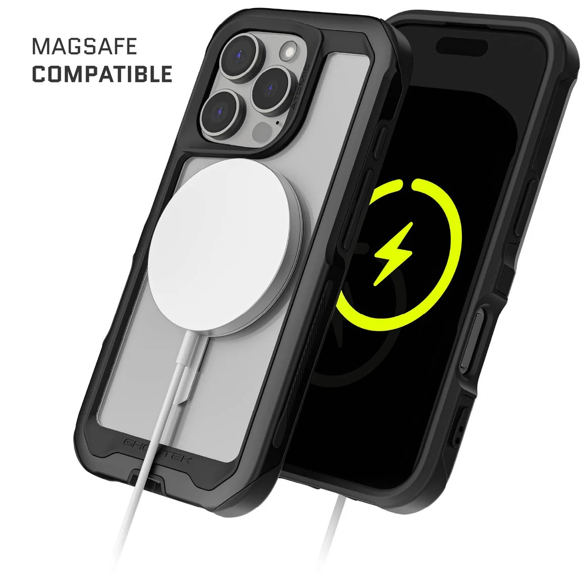 Carcasa Ghostek Atomic Slim MagSafe iPhone 16 Pro – Protección Militar de Aluminio Antigolpes