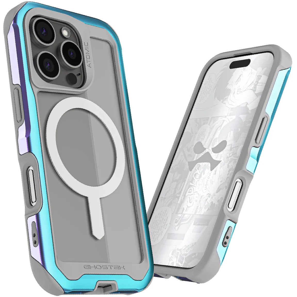 Carcasa Ghostek Atomic Slim MagSafe iPhone 16 Pro – Protección Militar de Aluminio Antigolpes