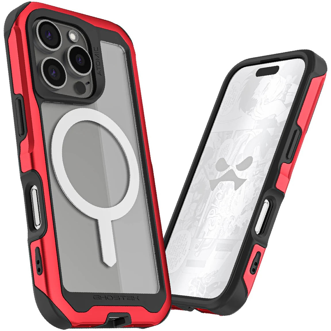 Carcasa Ghostek Atomic Slim MagSafe iPhone 16 Pro – Protección Militar de Aluminio Antigolpes