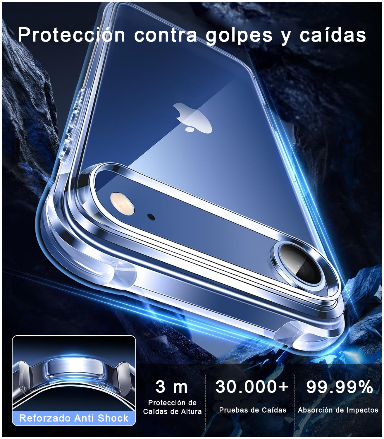 Carcasa Antigolpe Esquinas Reforzadas iPhone Air