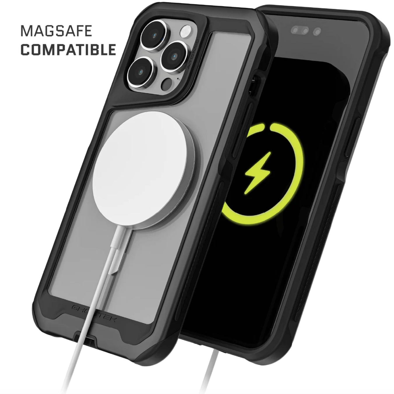 Carcasa Ghostek Atomic Slim MagSafe iPhone 15 Pro – Protección Militar de Aluminio Antigolpes