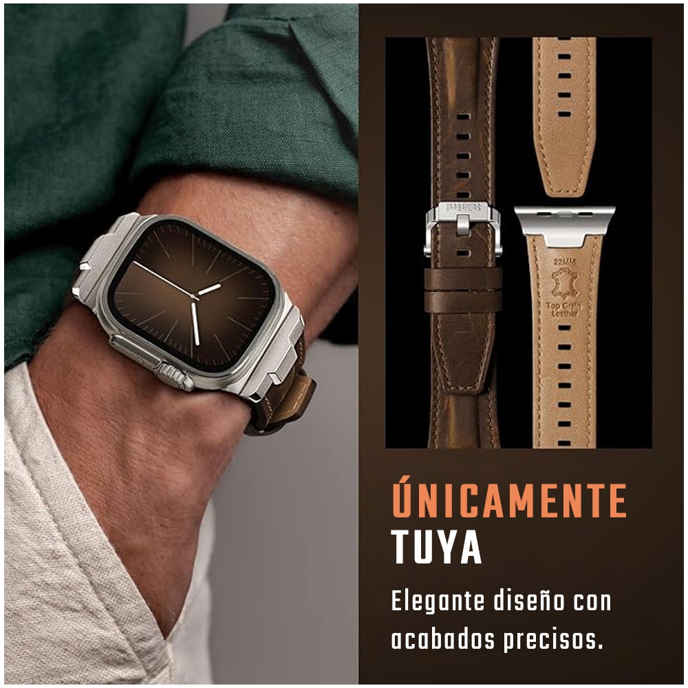 Correa Cuero Cellbox Para Apple Watch