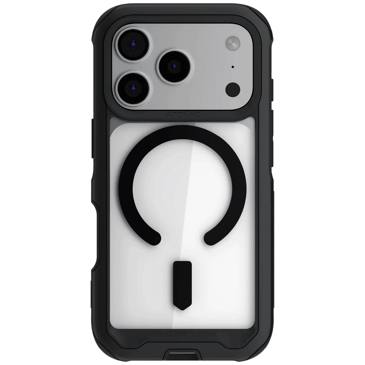 Carcasa Ghostek Atomic Slim MagSafe iPhone 17 Pro – Protección Militar de Aluminio Antigolpes | Negra
