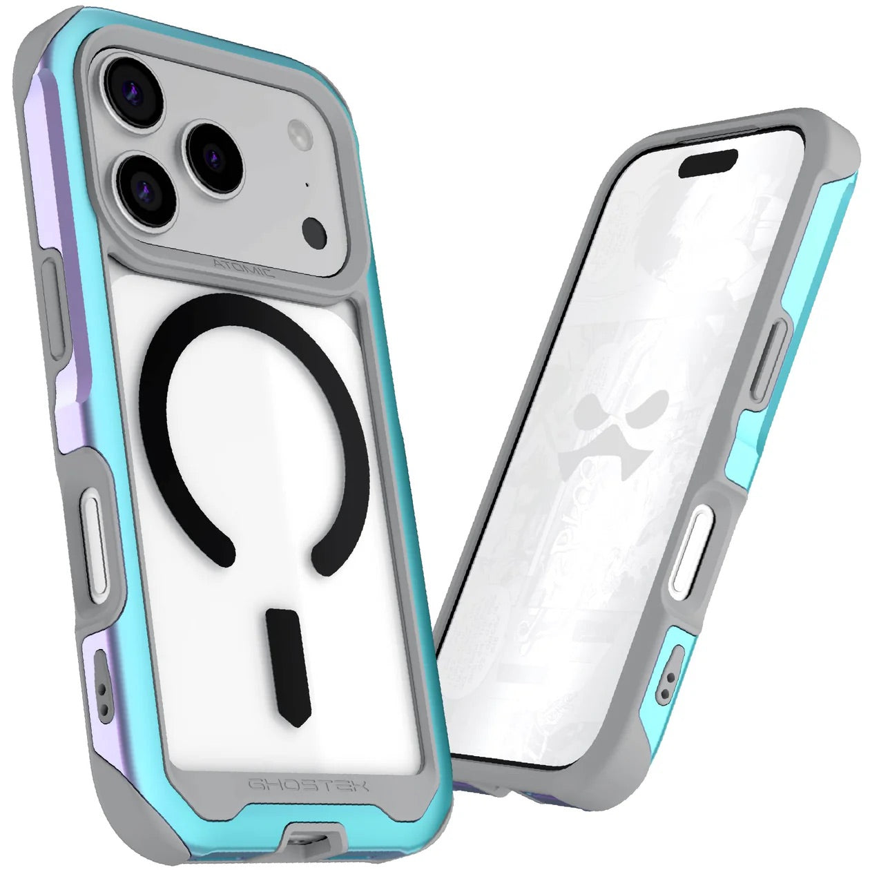 Carcasa Ghostek Atomic Slim MagSafe iPhone 17 Pro – Protección Militar de Aluminio Antigolpes | Prismatica