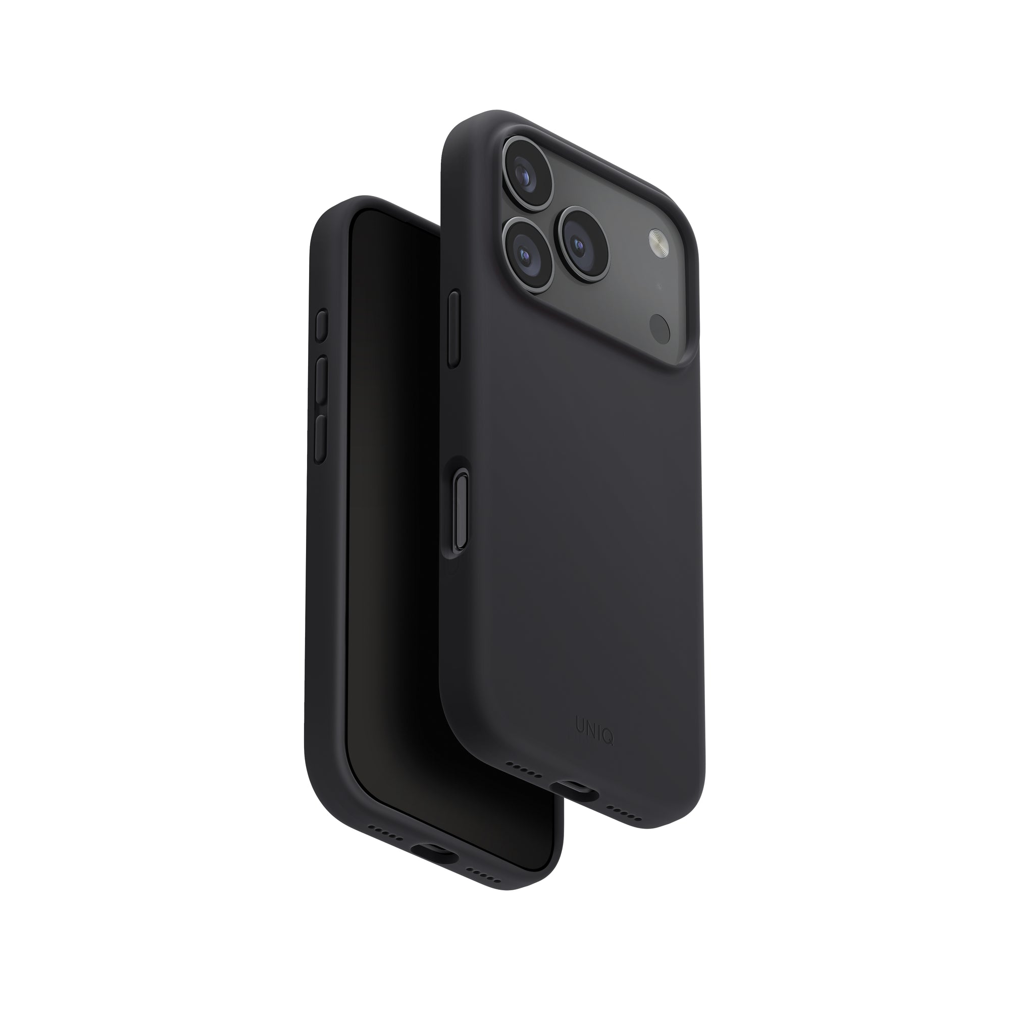 Carcasa Uniq Lino Silicona Magsafe iPhone 17 Pro - Gris Oscura