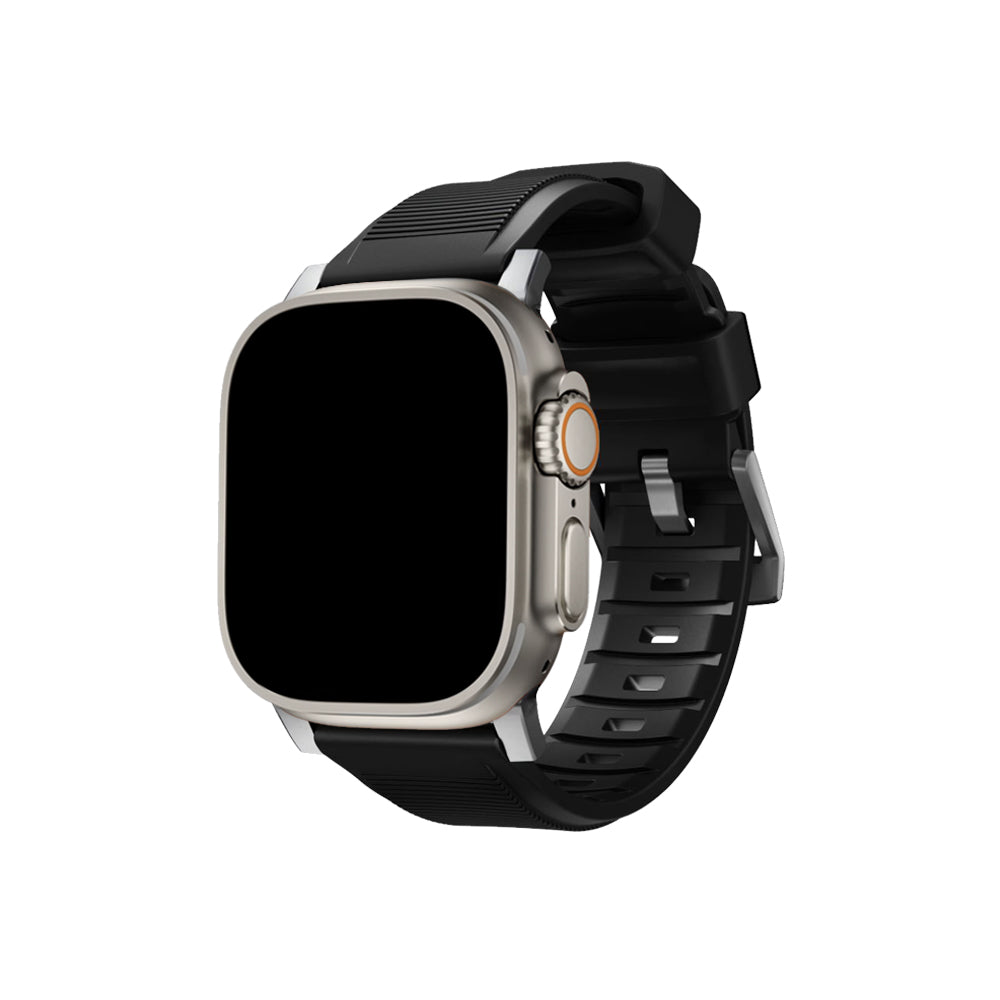 Correa de Silicona Texturizada Rugged para Apple Watch – Resistente y Texturizada (Deporte & Estilo)