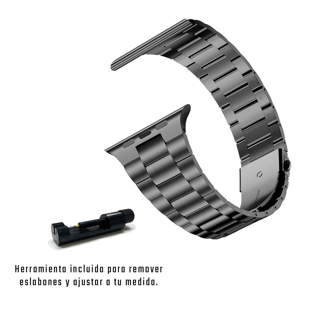 Correa de Acero Inoxidable para Apple Watch – Pulsera Metal Elegante y Ajustable