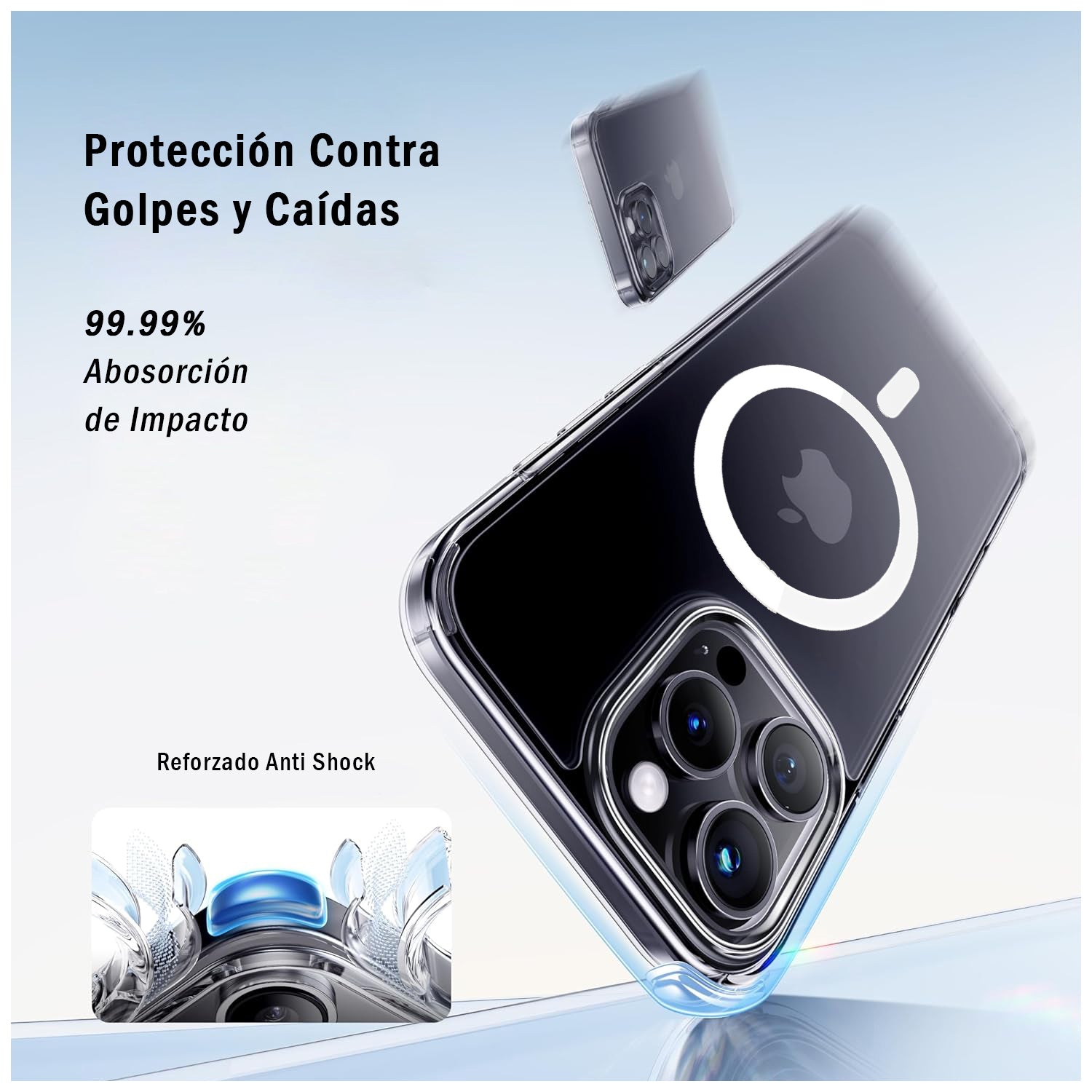 Carcasa Delgada Antigolpe Magsafe – Protección Premium iPhone 16 Pro