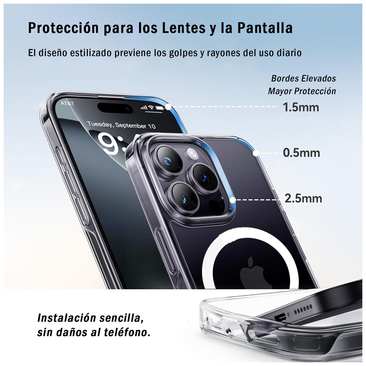 Carcasa Delgada Antigolpe Magsafe – Protección Premium iPhone 16 Pro