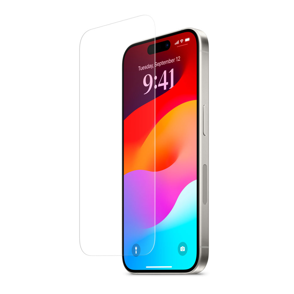 Lámina Vidrio Templado 2.5D iPhone 16 Plus - 9H Transparente