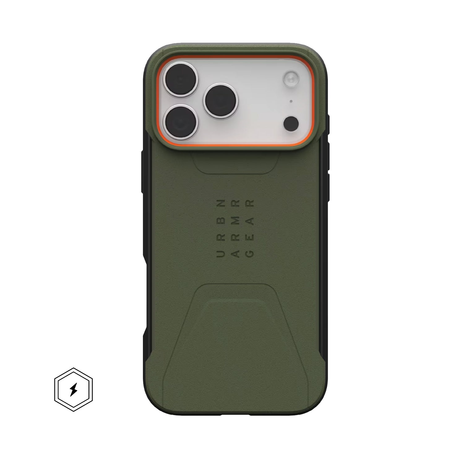 Carcasa / Funda Rugged Proteccion Profesional Para iPhone 17 Pro - Marca Uag Modelo Civilian Compatible Con Magsafe - Verde