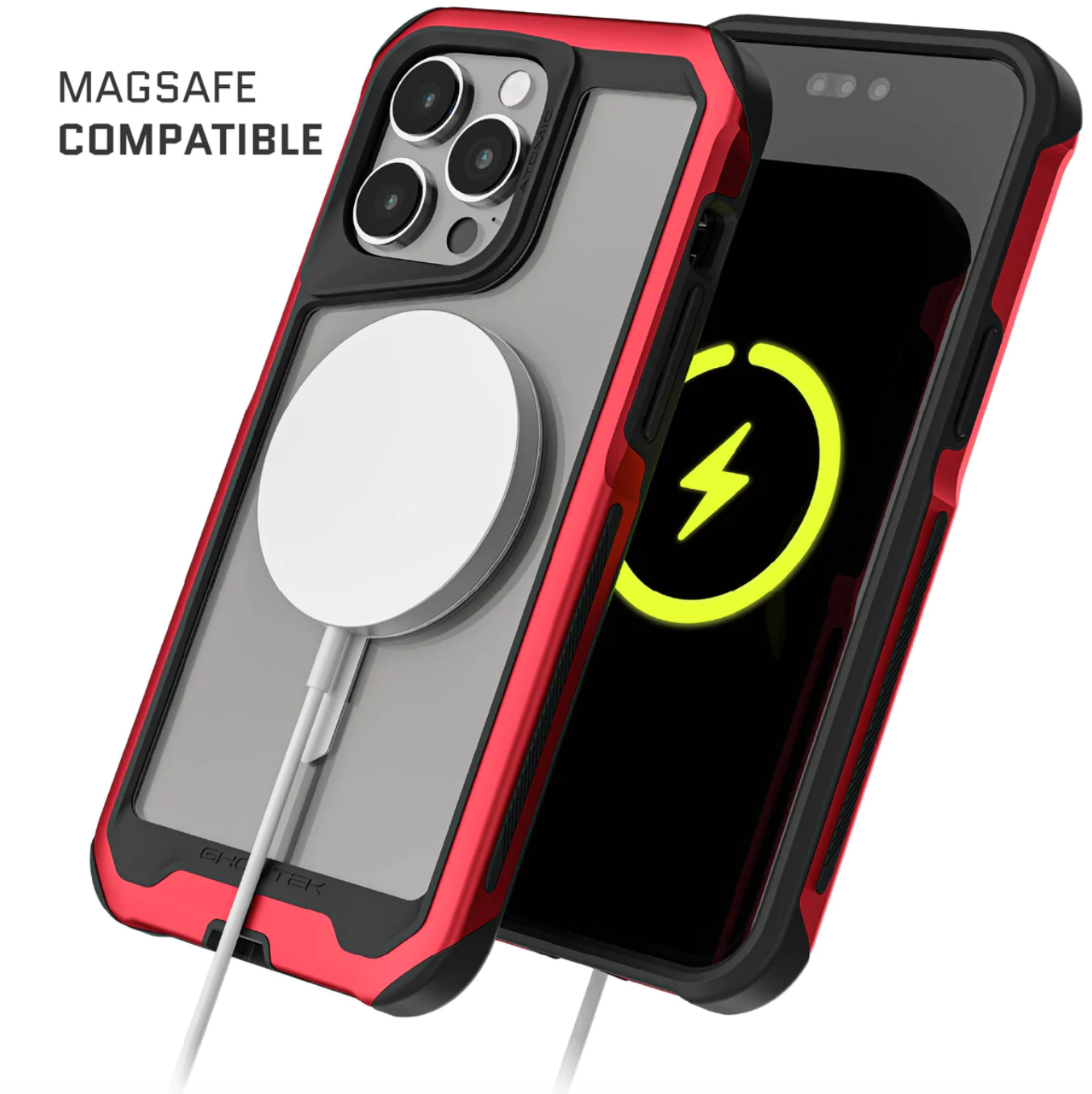 Carcasa Ghostek Atomic Slim MagSafe iPhone 14 Pro – Protección Militar de Aluminio Antigolpes