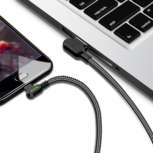 Cable USB a Tipo C Mcdodo 90° – Carga Rápida 3A y Transferencia de Datos | 1,2 y 1,8 Metros