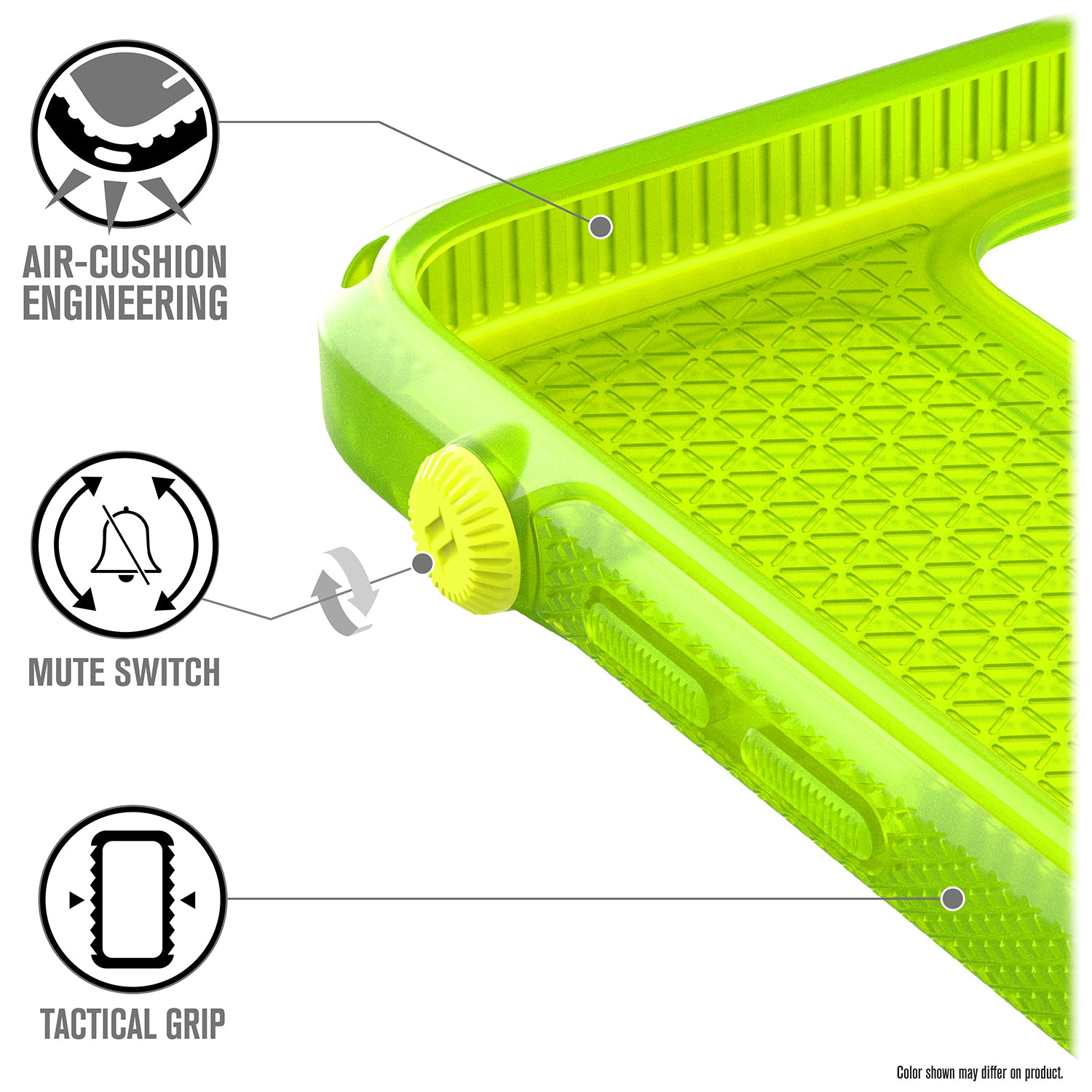 Carcasa Catalyst Vibe Series iPhone 12 Pro Max - Amarillo Neon