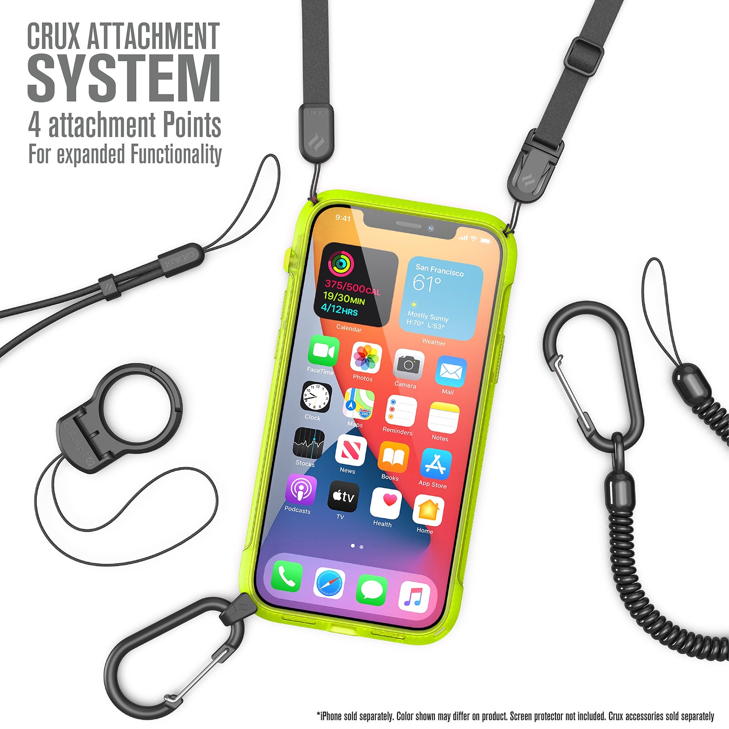 Carcasa Catalyst Vibe Series iPhone 12 Pro Max - Amarillo Neon